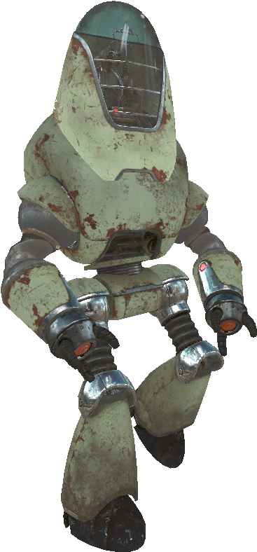 Protectron Fallout 4 - Fallout Protectron Png (412x826), Png Download