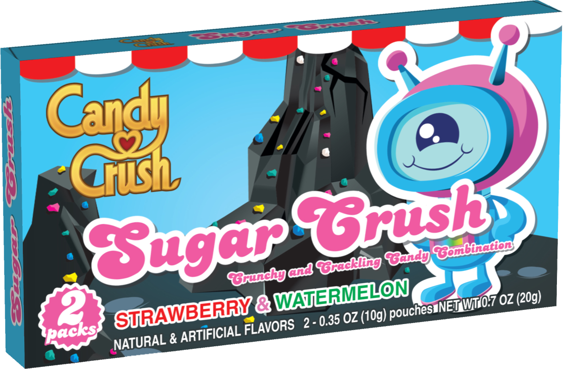 Kids Choice Award Candy Crush Sugar Rush - Candy Crush Jelly Fish Candy - 3 Oz Box (1112x730), Png Download