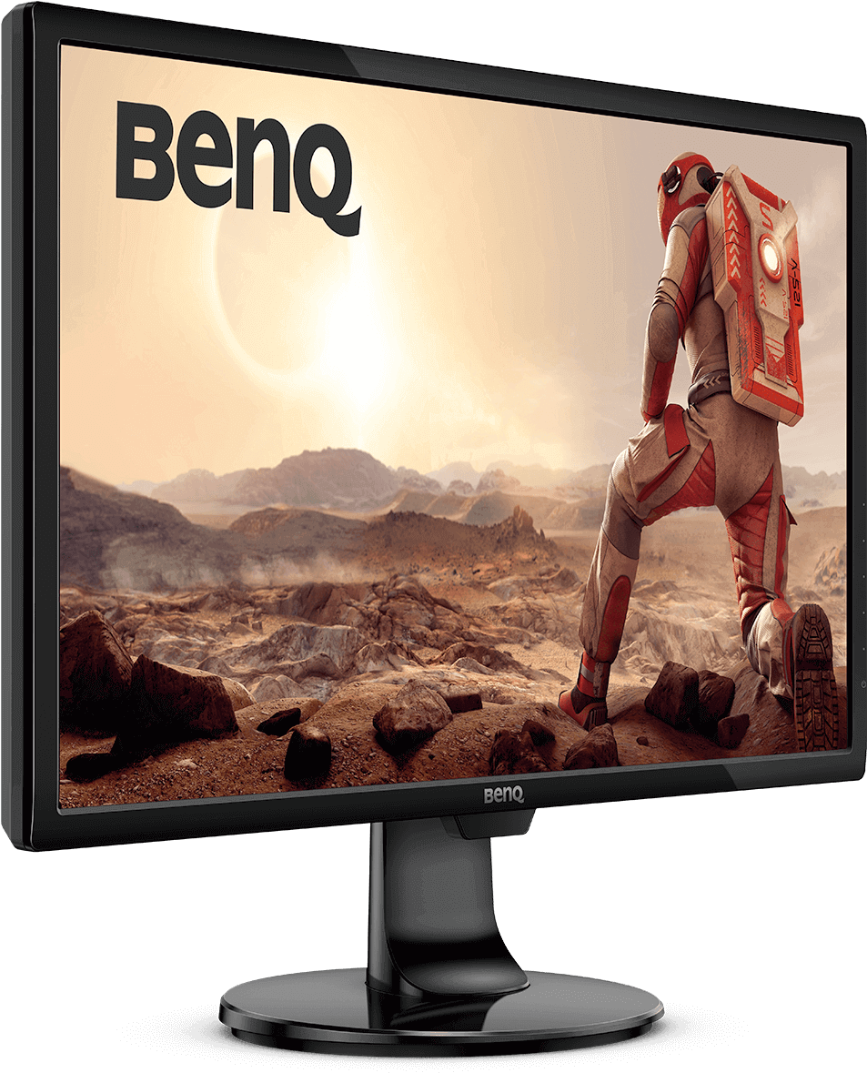 24 Inch Stylish Monitor With Eye Care Technology - Benq Gl2580h (1400x1400), Png Download