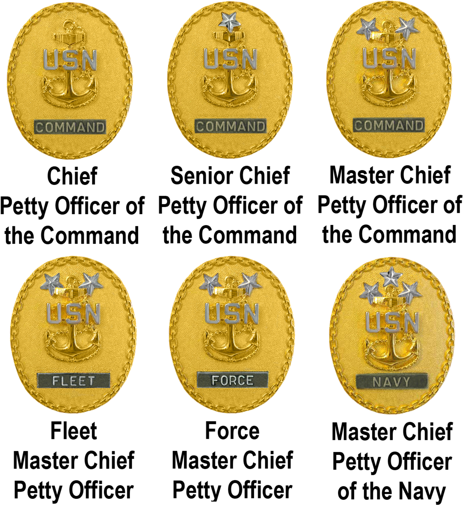 File - Navchiefs - Command Senior Chief Badge (1765x1920), Png Download