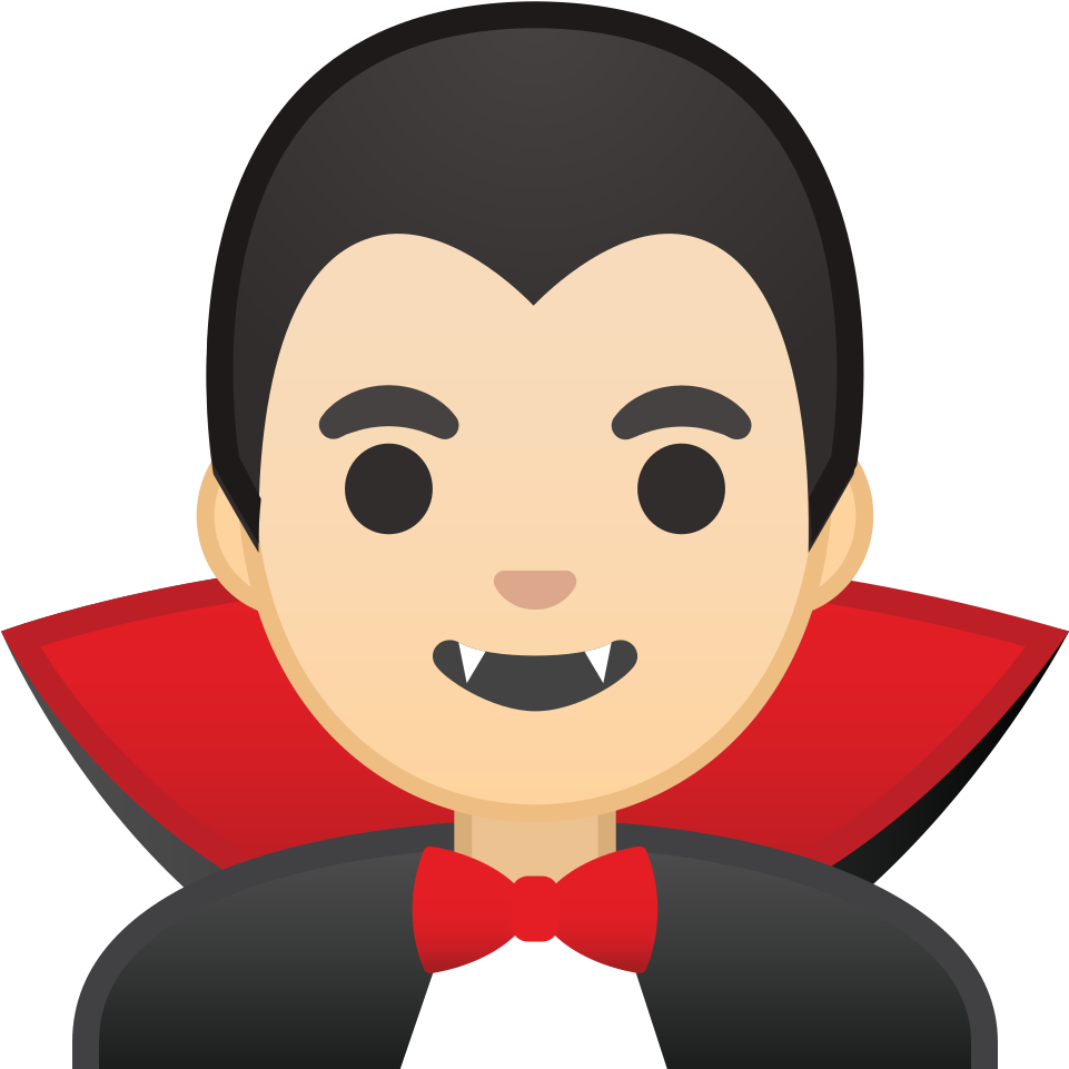 Download Svg Download Png - Dracula Emoji (1024x1024), Png Download