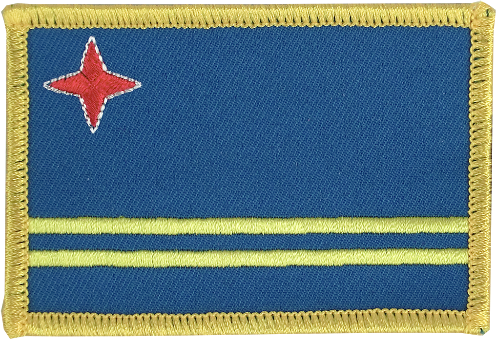 Aruba - Flag Patch - Maxflags Aruba - Flag Patch (1500x1000), Png Download
