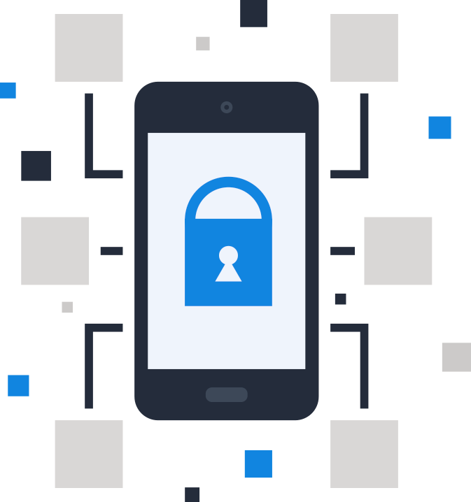 Get Secure Stay Secure Main Lp Icon - Mobile Phone (673x718), Png Download