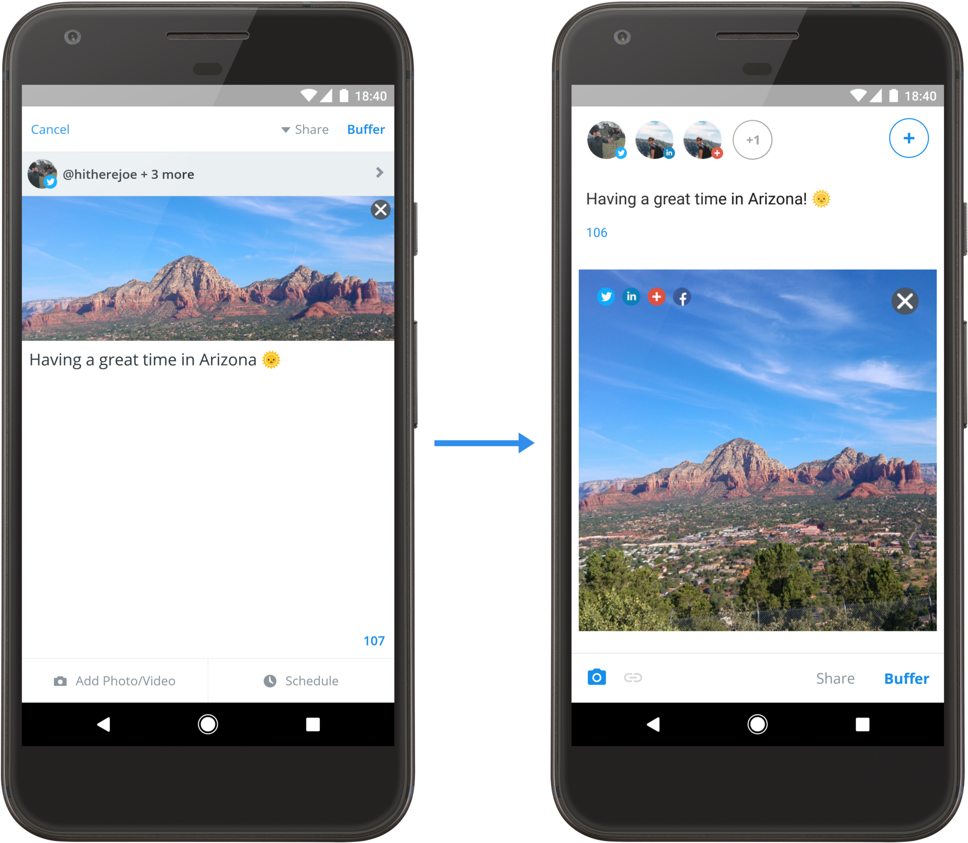 While This Purely Shows The Changes To The Ui, The - Stadt Von Sedona Postkarte (2000x1772), Png Download
