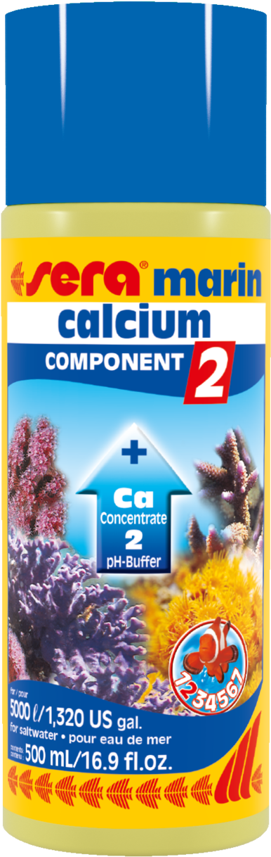 03420 Int Sera Marin 2 Ca 500 Ml Top - Sera Marin Component 1 Calcium 500 Ml (408x1280), Png Download