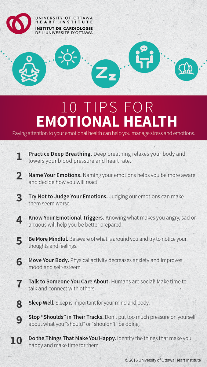 10 Tips For Emotional Health (678x1200), Png Download