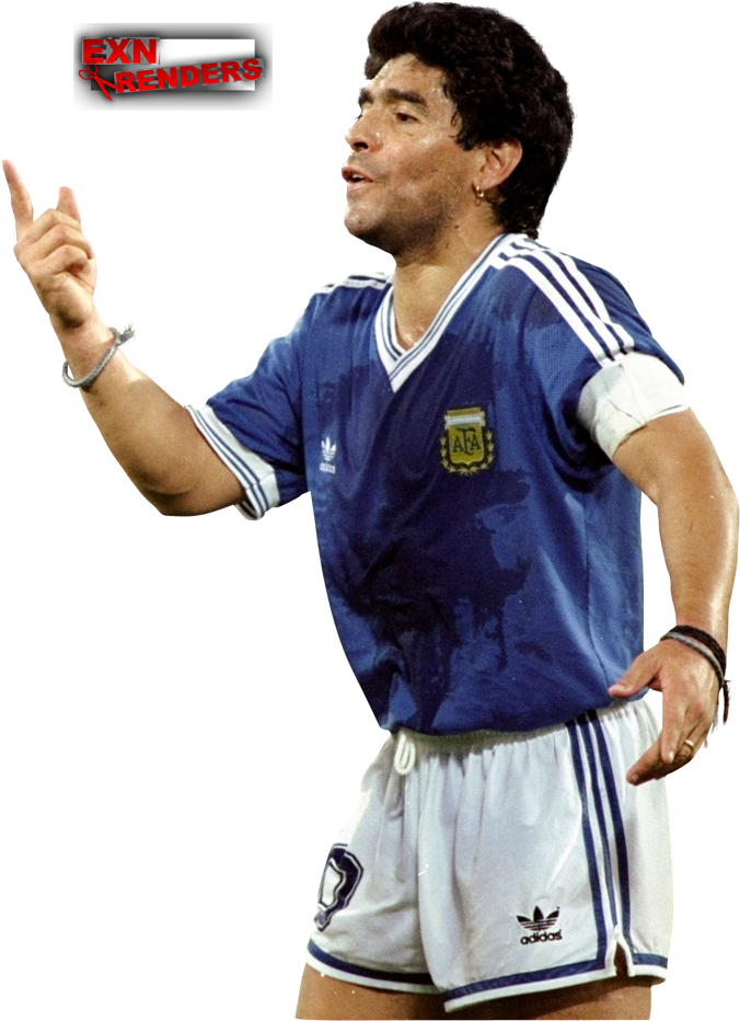 Armando Maradona Photo Armandomaradonarender - Diego Maradona (734x955), Png Download
