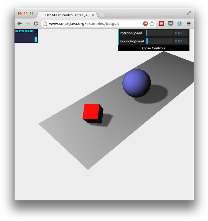 Gui To Control Three - Javascript Gui (700x745), Png Download