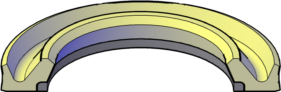Style Dyr Rod Buffer Seals - Arch (1042x1042), Png Download