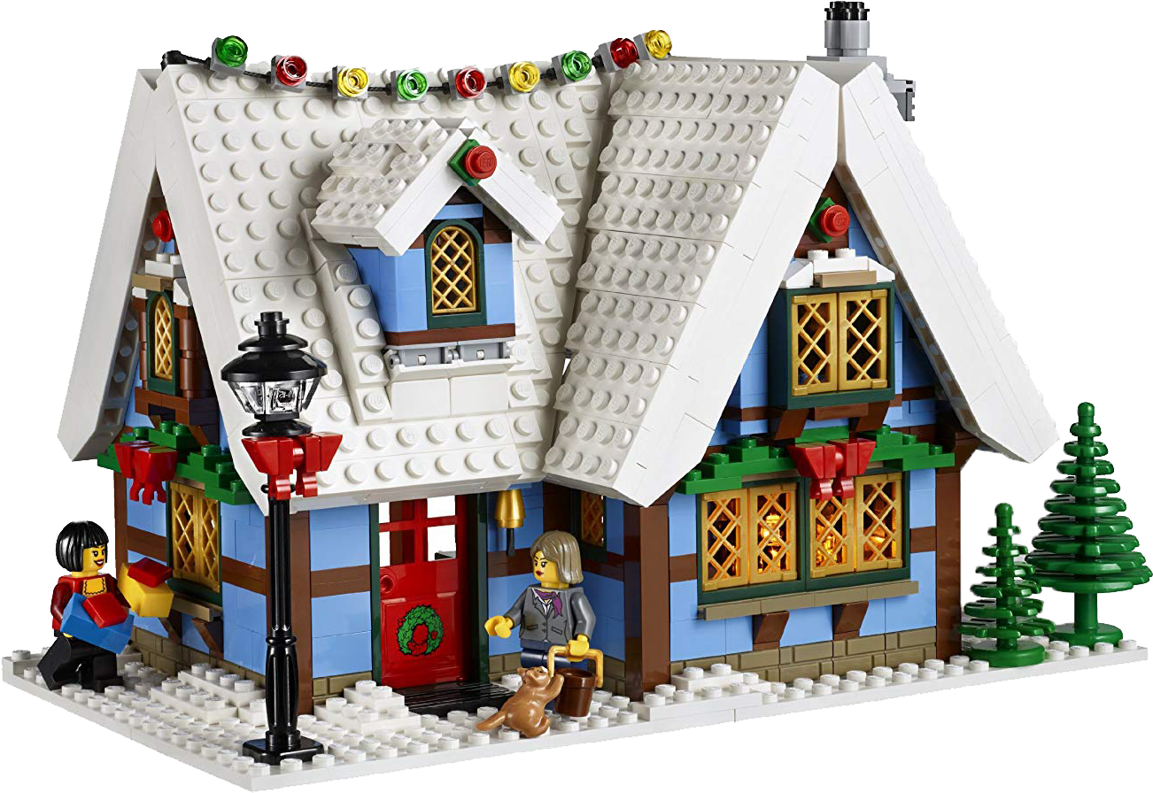 Lego Creator Expert Winter Village (1500x1093), Png Download