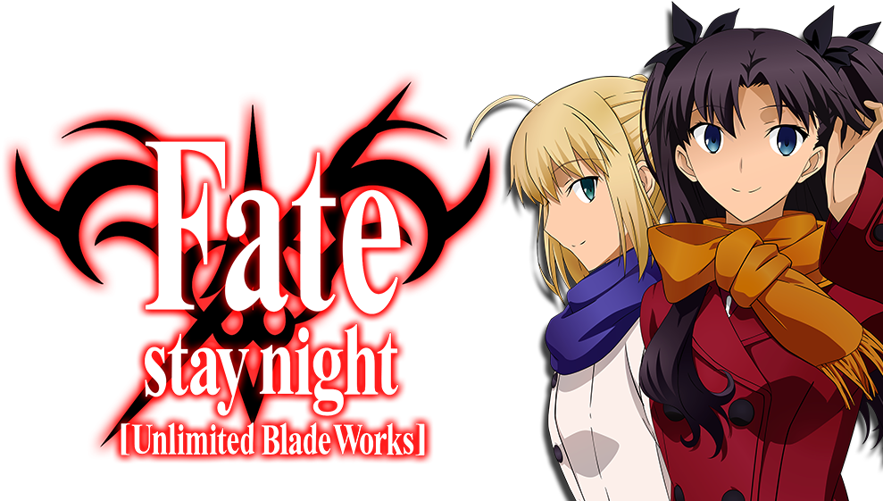 Unlimited Blade Works Image - Rin Tohsaka Saber Anime (1000x562), Png Download