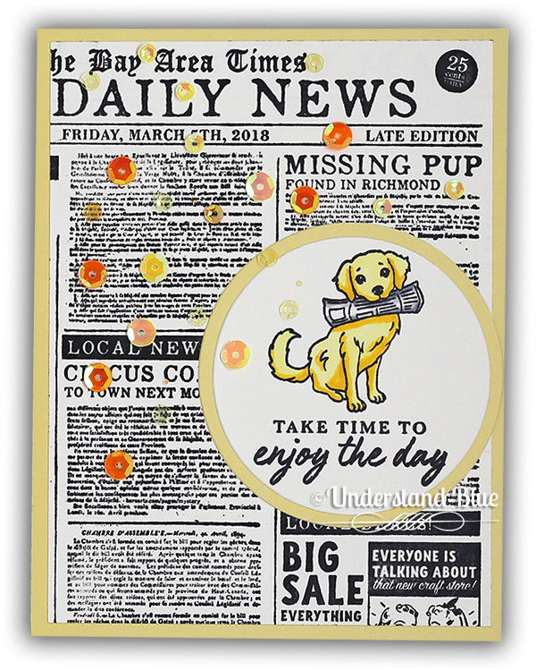Dog Card By Understand Blue - Vintage Advertisement (641x769), Png Download
