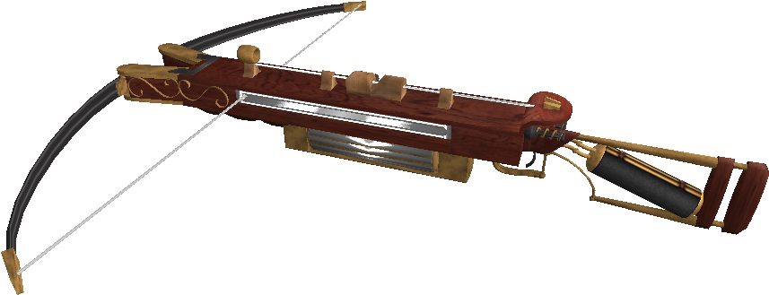The Steam Crossbow In Detail - Repeater Crossbow (901x392), Png Download