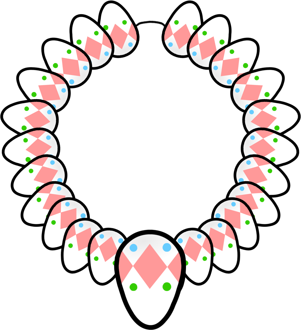 Easter Egg Lei - Circle (1026x1127), Png Download