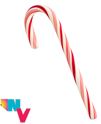 Minty And Sweet, Peppermint Candy Cane Is A Favorite - Stick Candy (400x400), Png Download