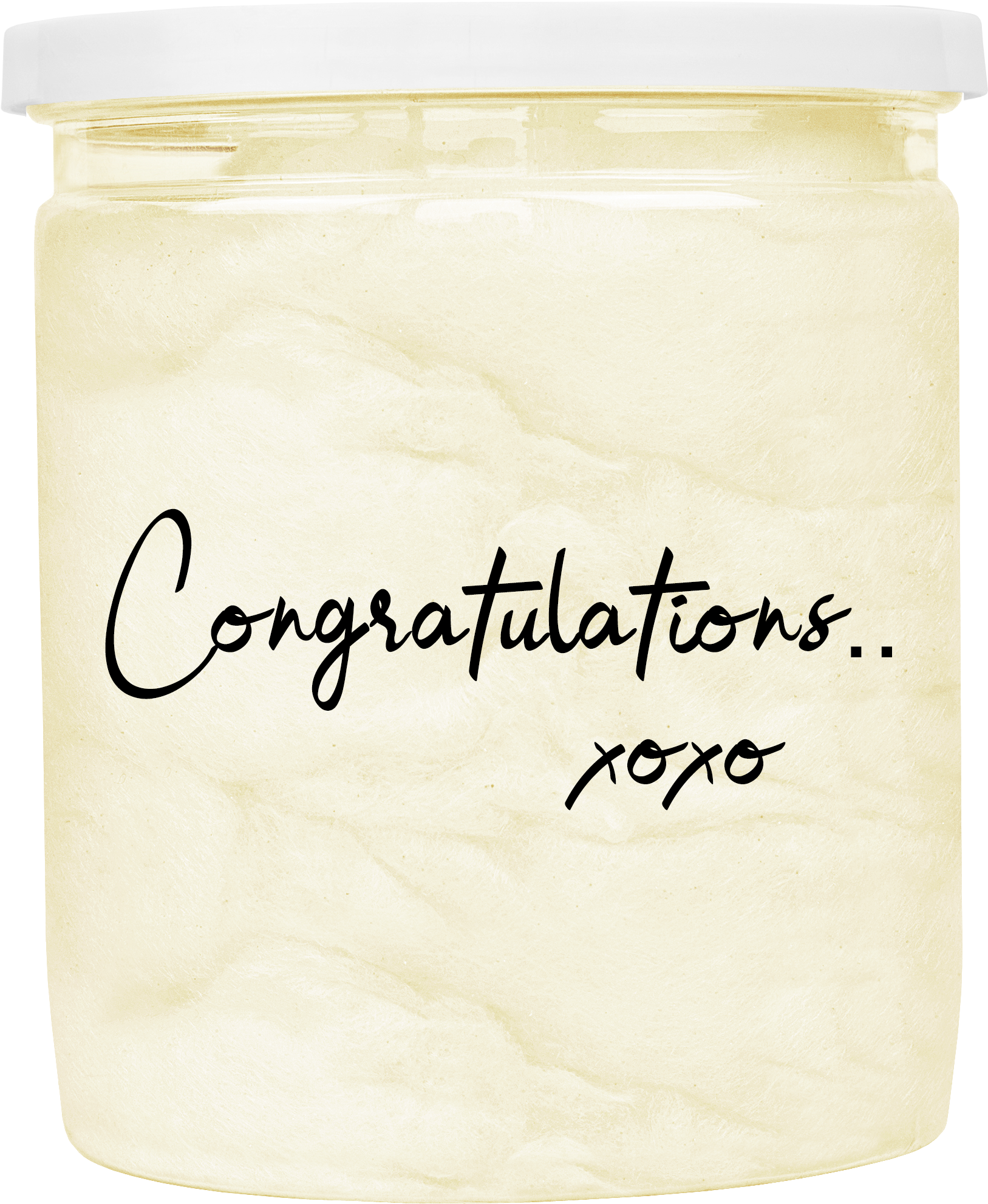 Congratulations Peppermint Candy Flosse - Candle (3632x3632), Png Download