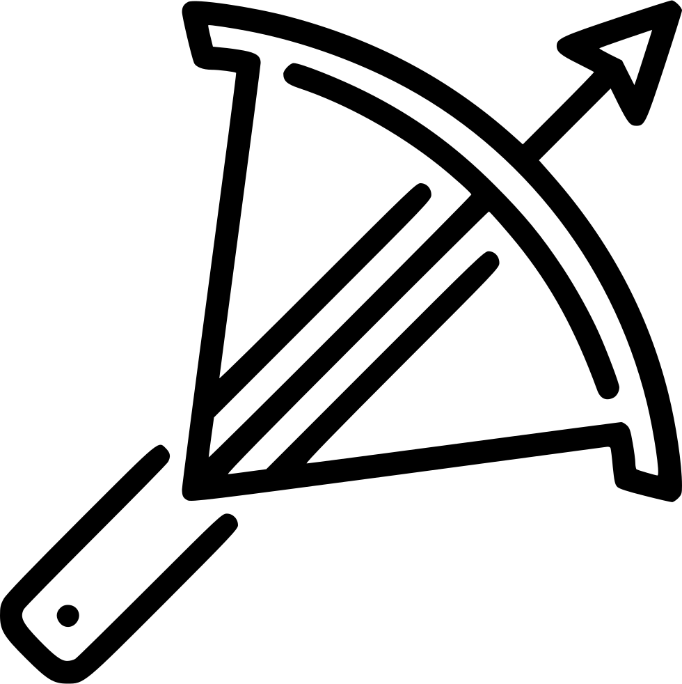 Crossbow Comments - Crossbow Svg (980x982), Png Download