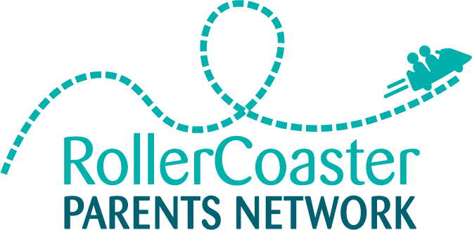 Rollercoaster Parents Network - Roller Coaster And Logo (671x328), Png Download