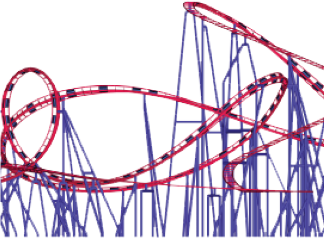 Upside Down Clipart Roller Coaster - Portable Network Graphics (640x480), Png Download