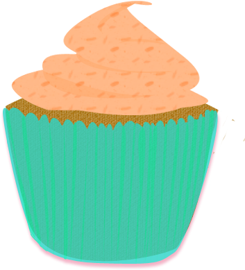 Cupcake Clipart Classy - Cupcake Clipart Transparent (353x389), Png Download