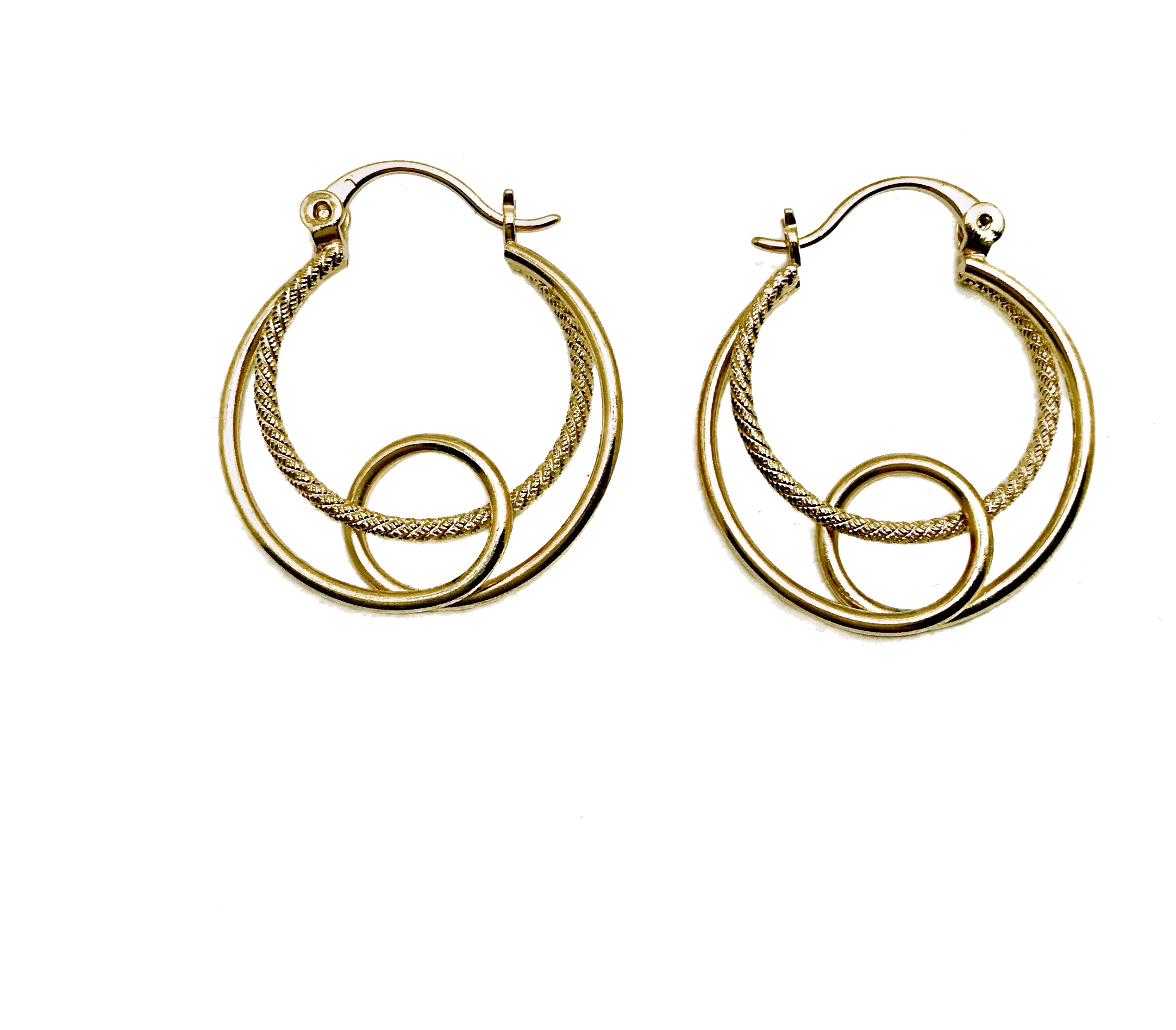 Rollercoaster Hoops Gold - Gold (2944x3682), Png Download