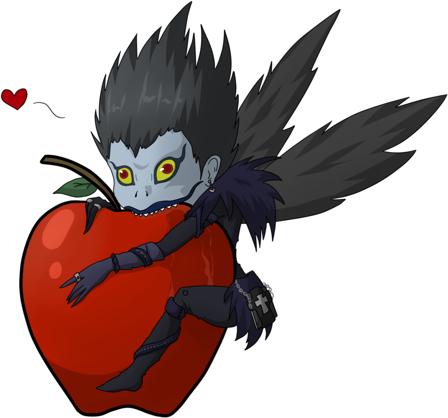 Ryuk Death Note Png - Death Note Chibi Ryuk (900x879), Png Download