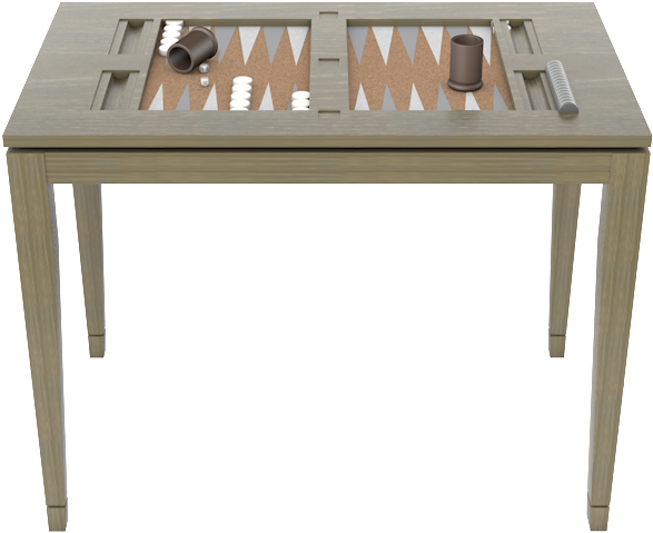 Backgammon Table Driftwood - Table Basse Art Déco (1000x1000), Png Download