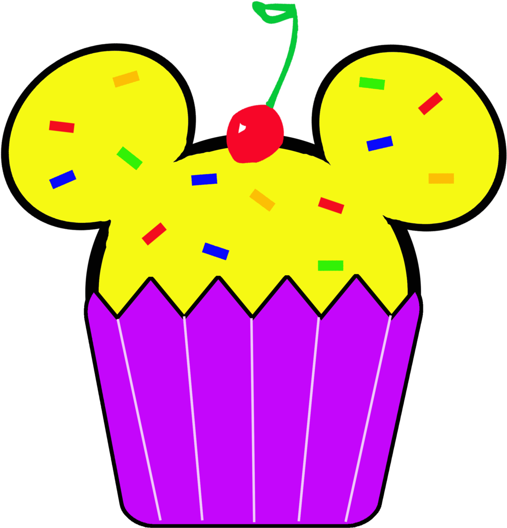 Birthday Cupcake Clipart - Cupcake Clipart (1280x1280), Png Download
