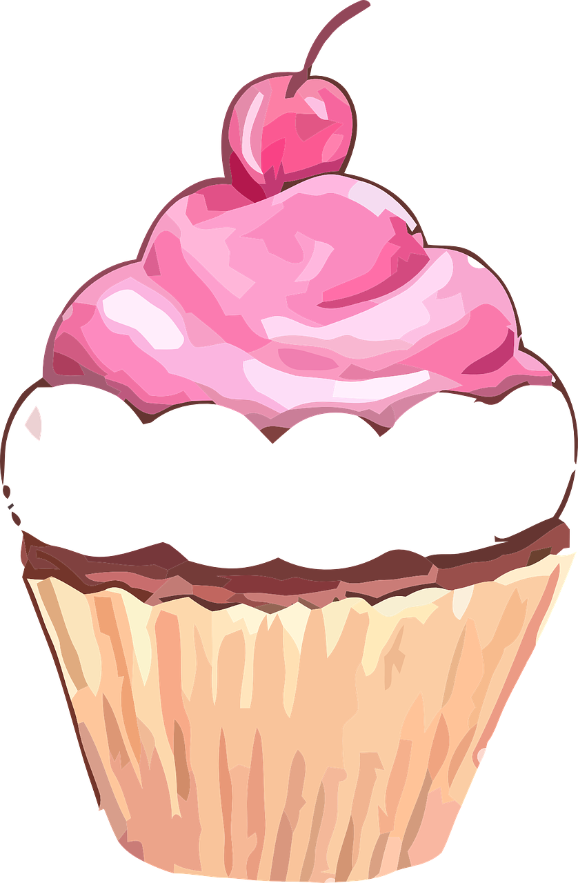 Collection Of Sweet Treats Clipart High Quality, Free - Cupcakes Png (390x596), Png Download