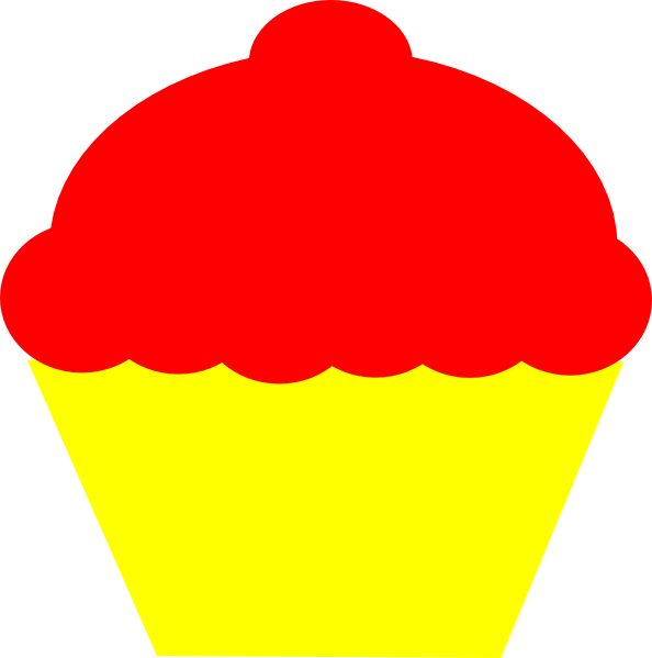 Cupcake Clipart Snow - Clip Art (594x599), Png Download