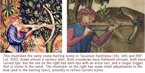 The Earliest Example I Could Find Of A Relatively Clear - French 15 Th Century Crossbow (570x288), Png Download