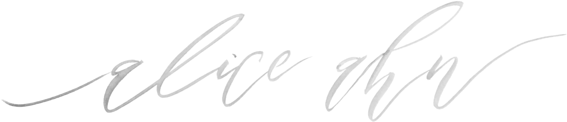 Aliceahn Logo Watercolor - Calligraphy (1200x312), Png Download