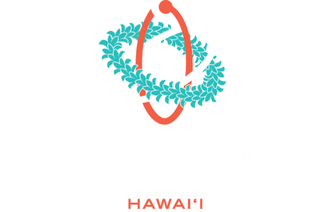 Info/wp Mfs Hawaii Lei Logo All Hawaii White Teal Orange - Hawaii (465x300), Png Download