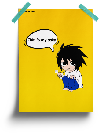 Make Sure You Paste This Death Note Inspired Poster - Marla Singer (440x478), Png Download