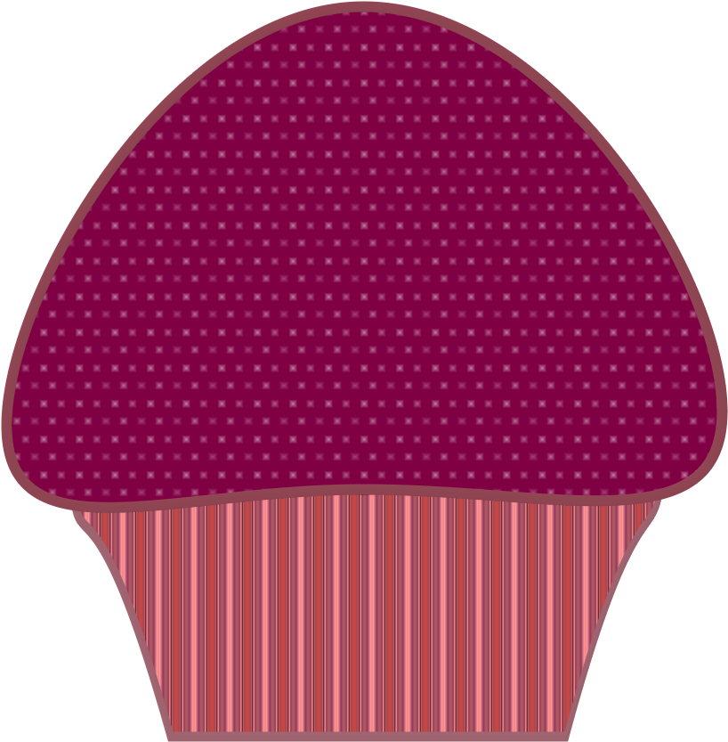 Purple Cupcake Clipart - Cupcake (971x942), Png Download