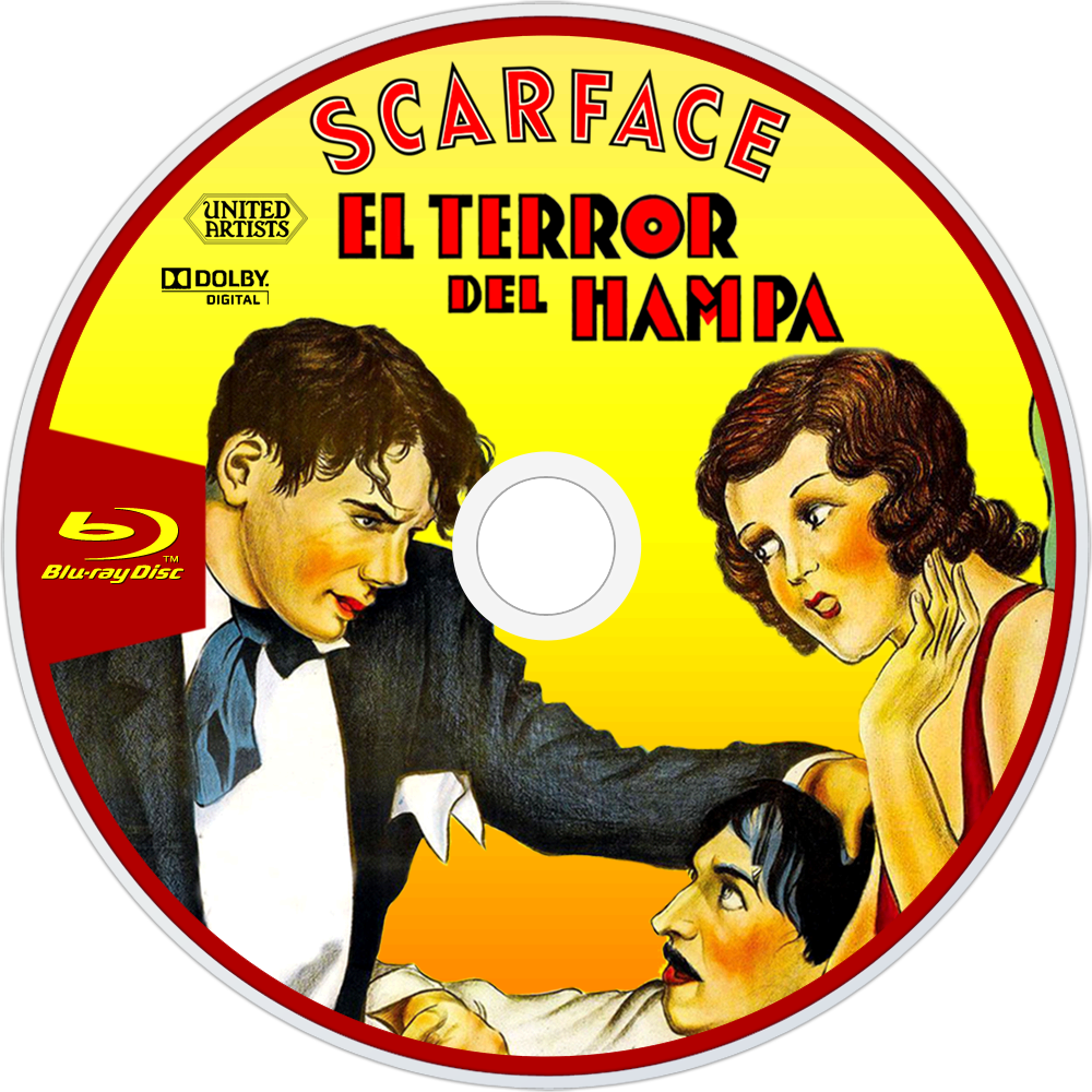 Scarface Bluray Disc Image - Scarface - Art Print - 12x18 Poster - 19.99 (1000x1000), Png Download