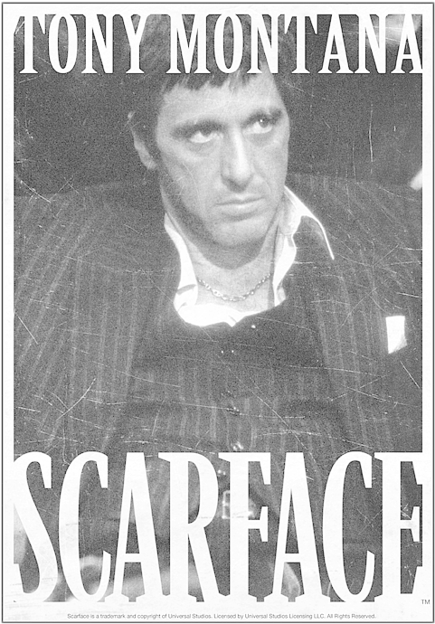 Click And Drag To Re-position The Image, If Desired - Scarface/business Face - S/s Women's Tee - White (507x700), Png Download