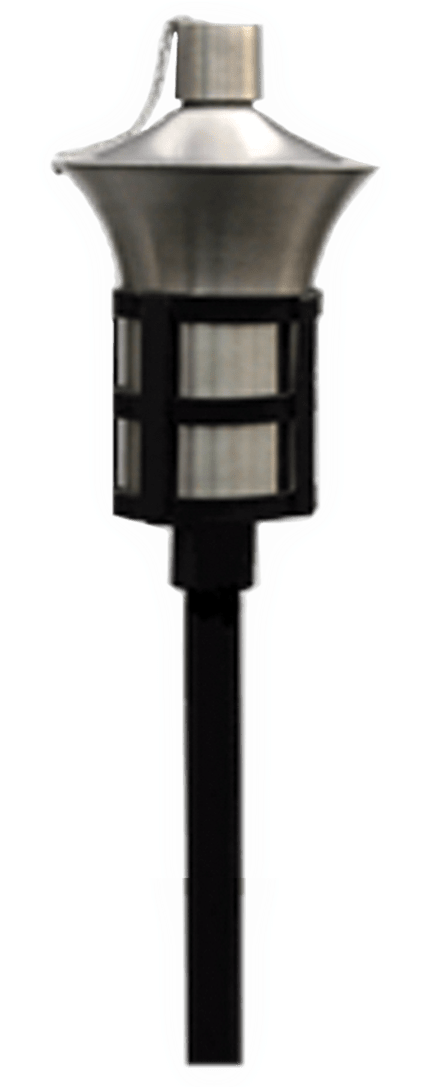 Tru-post Tiki Torch - Tru-post Oil Lamp (tiki Torch) With 2" Universal Wood (800x598), Png Download