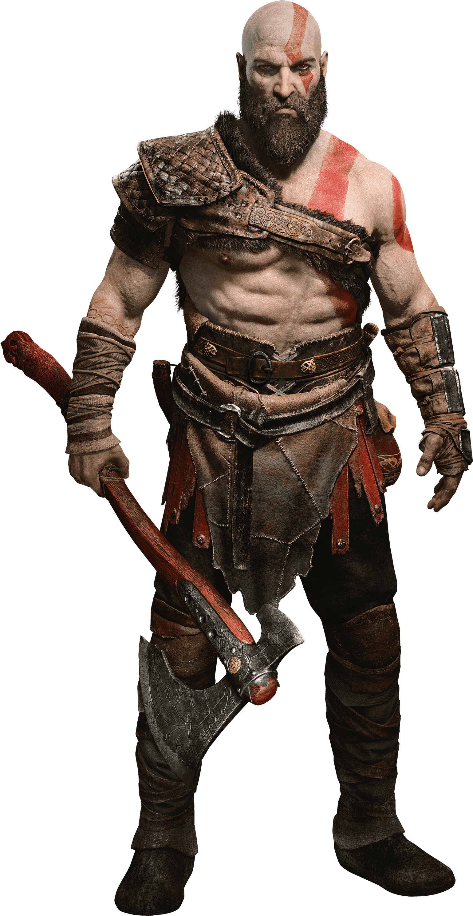 Kratos Transparent Image - God Of War Png (1725x3075), Png Download