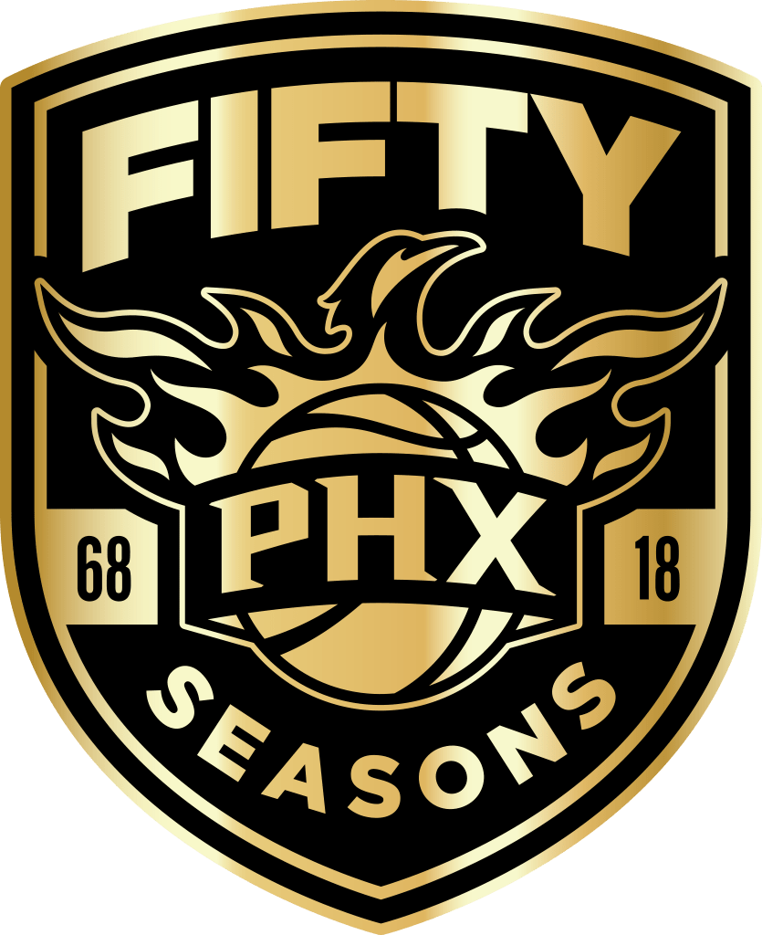 Phoenix Suns Png - Phoenix Suns 50 Logo (835x1024), Png Download