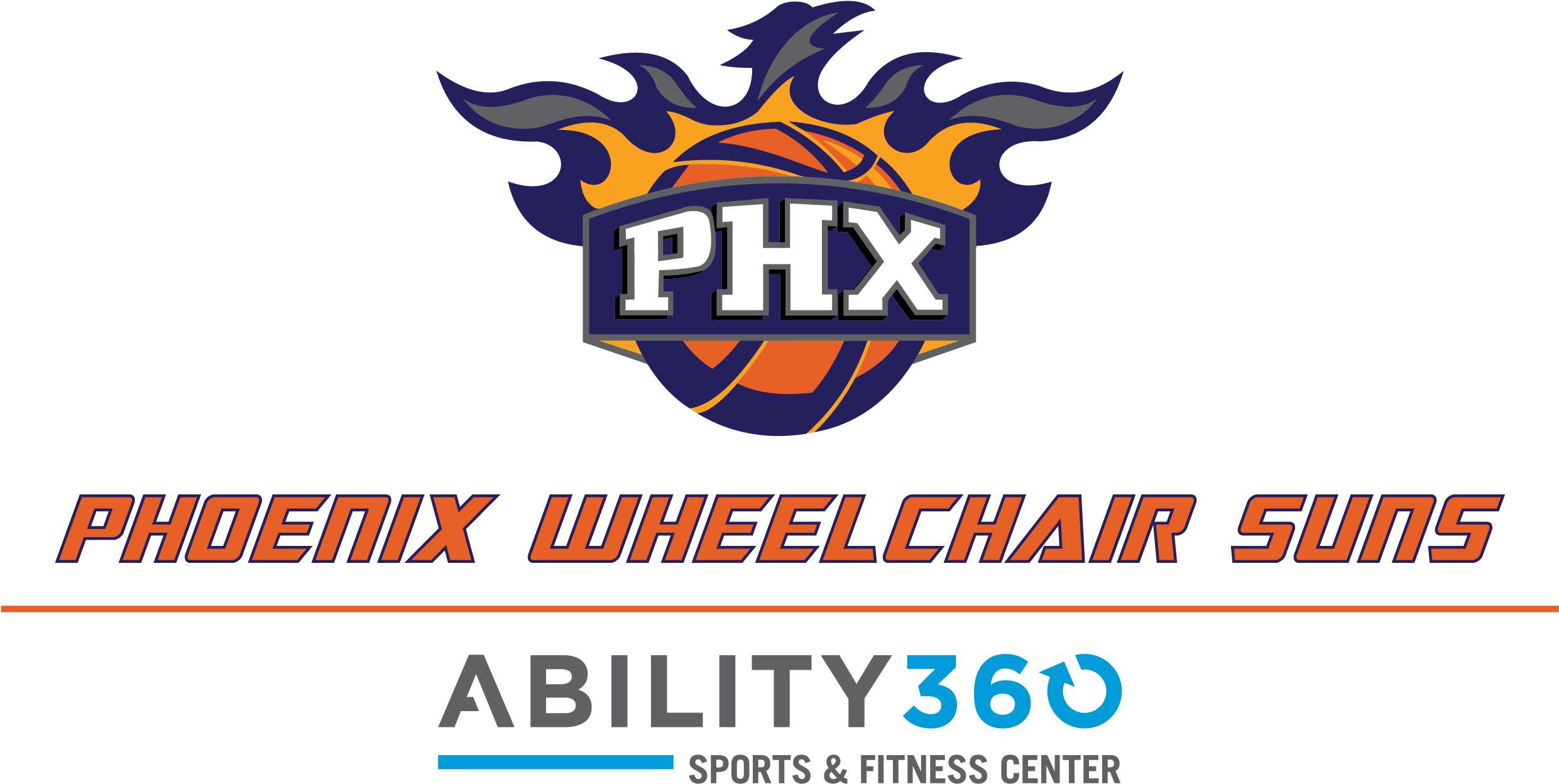 What Is Wheelchair Basketball - Phoenix Suns (2614x1548), Png Download