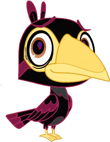 Graphic Black And White Stock Lps Desi The Lyma By - Littlest Pet Shop Cartoon Bird (412x544), Png Download