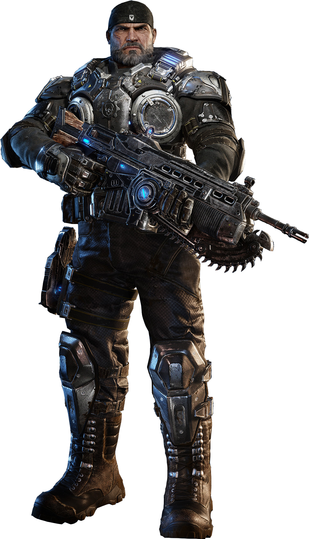Marcus Fenix Png Photo - Gears Of War Personajes (1060x1832), Png Download
