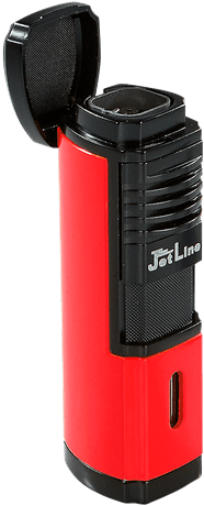 Jetline Villano Quad Torch Lighter Red Garcia Cigars - Lighter (500x500), Png Download