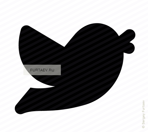 Vector Icon Of Twitter Bird - Icono De Mail Y Telefono (620x553), Png Download