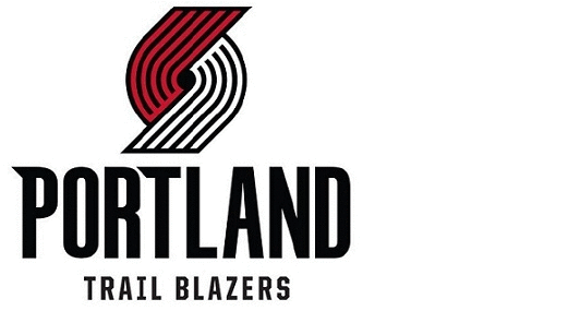 Logo Image - Portland Tblazers Pint Glass Trail Blazers (690x284), Png Download