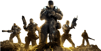 Gears Of War 3 Cover (400x400), Png Download
