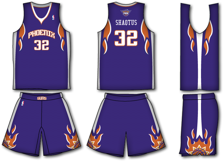 Suns09away4 - Nba Allstar Jersey 2009 (756x558), Png Download