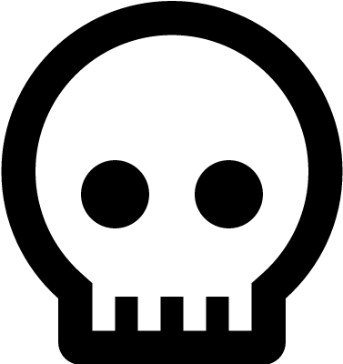 Skull Vector - Creative Commons Compartir Igual (400x399), Png Download
