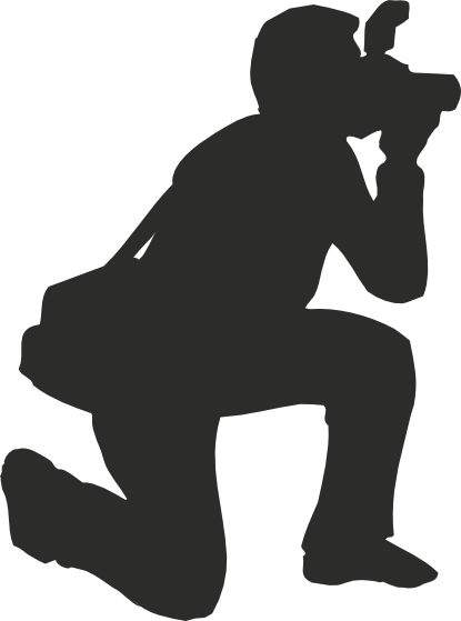Bronx Camera - Photographer - Photographer With Camera Logo Png (415x559), Png Download
